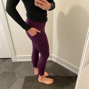Lululemon plum leggings